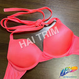 Coral Tie-Back Bra, A-90