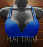 Royal Blue Tie-Back Bra, A-93