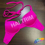 Hot Pink/Fuchsia Tie-Back Bra, A-9