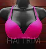 Hot Pink/Fuchsia Tie-Back Bra, A-9