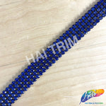 4-Row Color Crystal Rhinestone Trim, A-004 Color