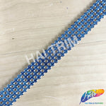 4-Row Color Crystal Rhinestone Trim, A-004 Color