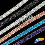 1/2" Colored Beaded Sequins Acrylic Stone Trim, ACR-081
