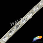 1/2" Colored Beaded Sequins Acrylic Stone Trim, ACR-081
