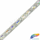 1/2" Colored Beaded Sequins Acrylic Stone Trim, ACR-081