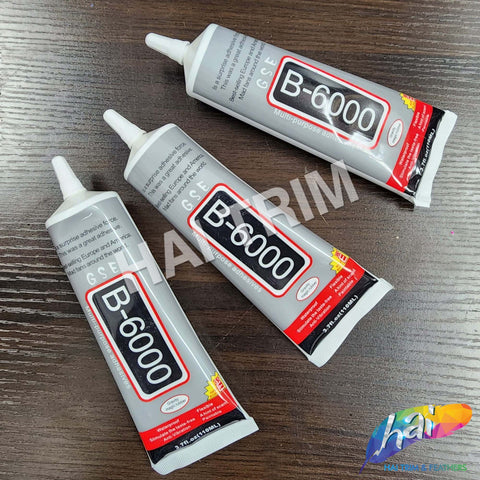 B6000 Adhesive Glue, 3.7 FL OZ With Attached Nozzle Tip (110 mL)