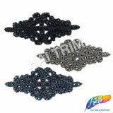 Diamond Beaded Motif Applique, BA-002