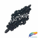 Diamond Beaded Motif Applique, BA-002
