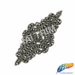 Diamond Beaded Motif Applique, BA-002