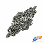 Diamond Beaded Motif Applique, BA-002