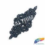 Diamond Beaded Motif Applique, BA-002