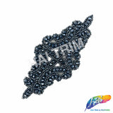 Diamond Beaded Motif Applique, BA-002