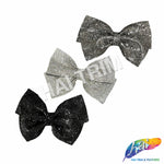 Ribbon Bow Rhinestone Applique, BA-170