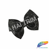 Ribbon Bow Rhinestone Applique, BA-170