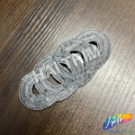 Navy Infinity Spiral Beaded Applique, BA-201