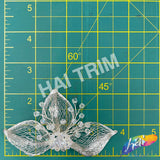 Beaded Wired Motif Applique, BA-204