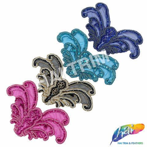 SALE! Beaded Sequins Motif Applique, BSA-01