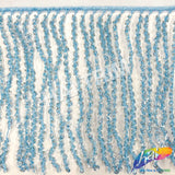 Beaded Sequin Fringe with Mesh (6" 12"), BSF-002