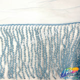 Beaded Sequin Fringe with Mesh (6" 12"), BSF-002