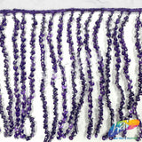 Beaded Sequin Fringe with Mesh (6" 12"), BSF-002
