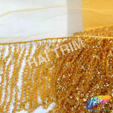 Beaded Sequin Fringe with Mesh (6" 12"), BSF-002