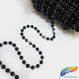 8mm Black Pearl Trim