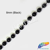8mm Black Pearl Trim