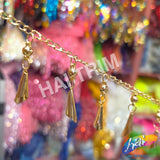 1 3/4" Gold Cone Bell Tassel Fringe, CF-012