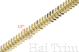 1/2" Metal Fish Bone Spiral Chain, CH-028