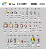 Clear AB Resin Stones, DDAB01