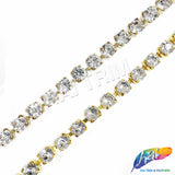 10mm (3/8") Crystal Acrylic Diamante Cupchain Trim, CST-001