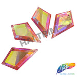 29x48mm Diamond Color AB Resin Stones (4 pieces)
