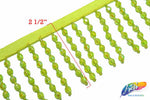 2 1/2" Round Beaded Fringe, FR-005