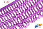 2 1/2" Chunky Acrylic Beaded Fringe, FR-009