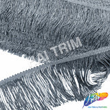 SALE! 4" Denim Blue Chainette Fringe