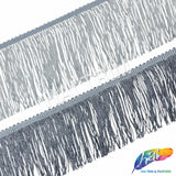 SALE! 4" Denim Blue Chainette Fringe