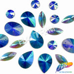 Royal AB Pointed Resin Stones, #07