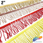 2" Beaded Fringe with 2-3mm Bugle Beads FR-011
