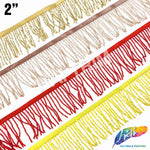2" Beaded Fringe with 2-3mm Bugle Beads FR-011