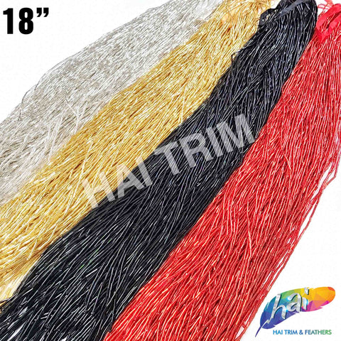 18" Bugle Beaded Fringe, FR-022
