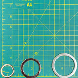 2" Flat Metal O Rings