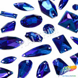 Purple Blue AB Gel Resin Stones, #4
