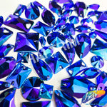 Purple Blue AB Gel Resin Stones, #4