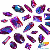 Fuchsia AB Gel Resin Stones, #6