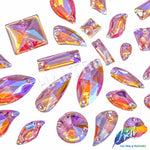 Pink Peach AB Gel Resin Stones, #12