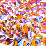 Orange AB Gel Resin Stones, #14