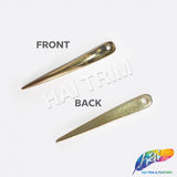 6x52mm Metallic Gold Acrylic Spike Studs (10 pieces)