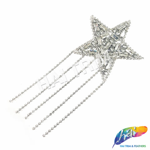 Crystal Rhinestone Applique on Metal Setting (sold by pair), 91371 – Hai  Trim & Feathers