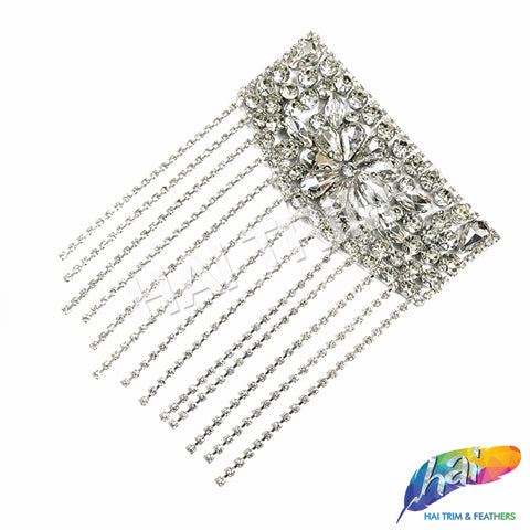 3/8 3-Row Crystal AB Rhinestone Iron On Trim, IRT-151 – Hai Trim & Feathers