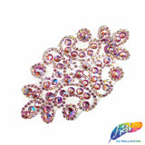 Rhinestone Motif Iron On Applique, IRA-051